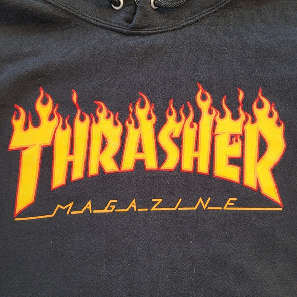 Thrasher Magazine Black Hoodie - women's size Small. - Picture 9 of 16